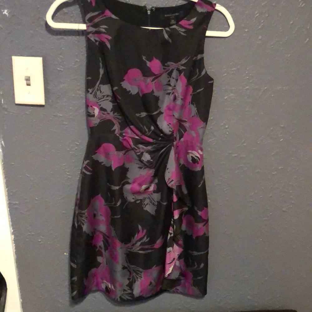 Purple and black 00p banana republic dress